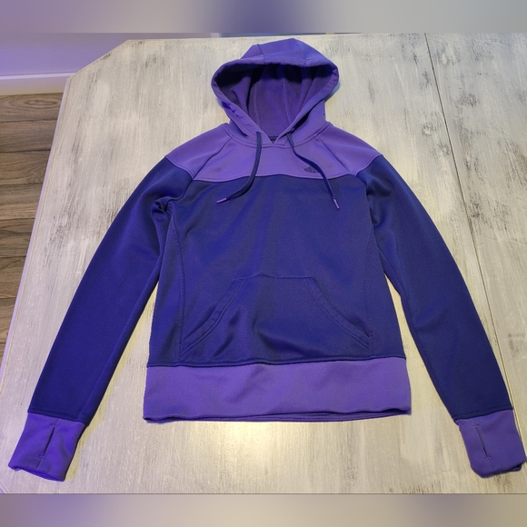 Purple Adidas pullover hoodie - Picture 3 of 3